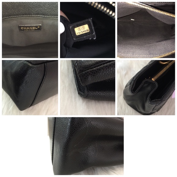 50 ✨Chanel✨ GST Grande Shopper Tote Caviar Leather - Picture 7 of 8